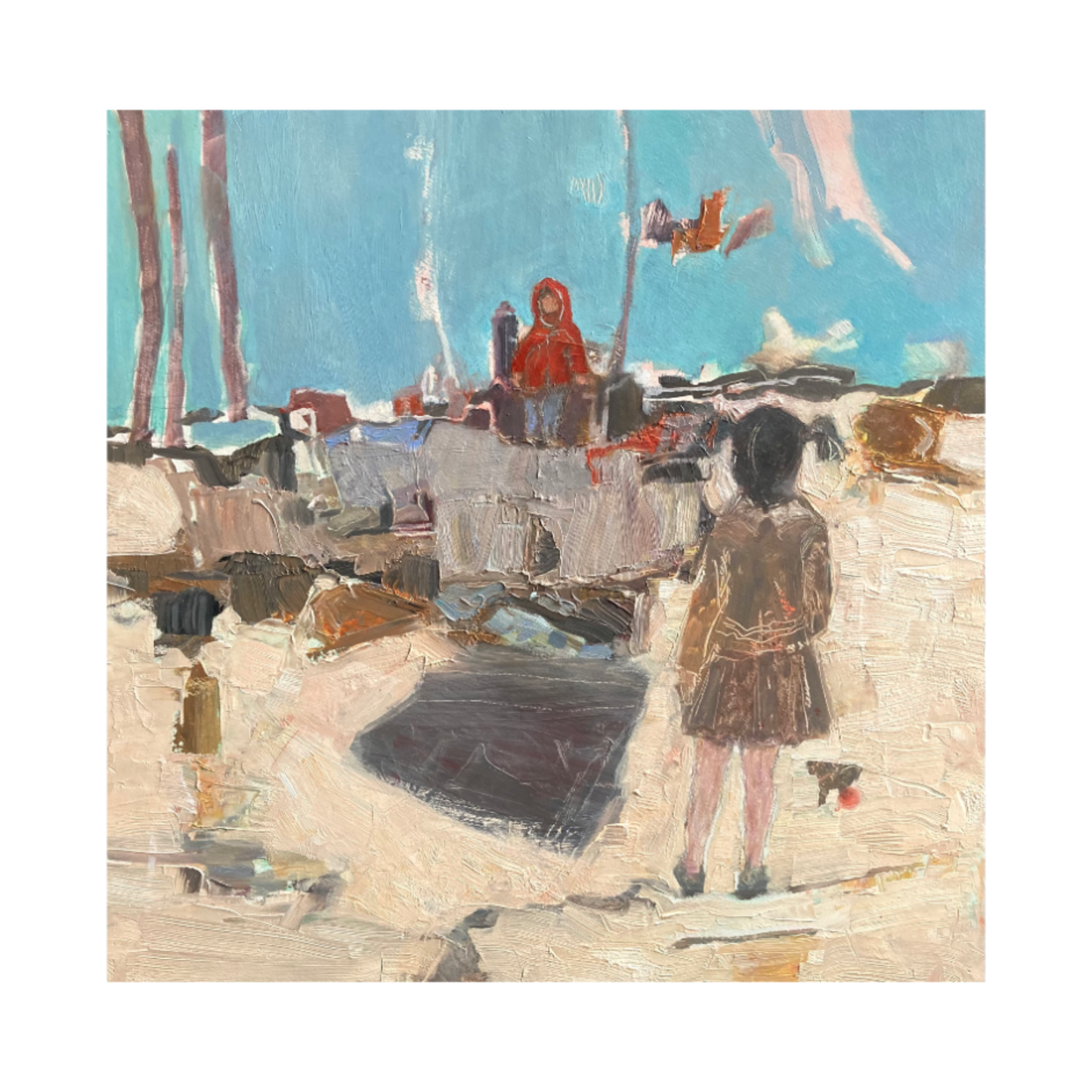 Begegnung am Strand